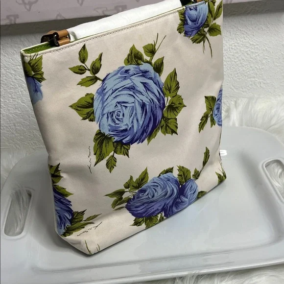 Kate Spade 1999 Vintage Blue Rose handbag - Picture 11 of 11